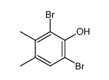 2,6-dibromo-3,4-xylenol结构式