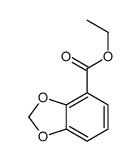 ETHYL BENZO[D][1,3]DIOXOLE-4-CARBOXYLATE结构式