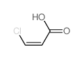 反-3-氯丙烯酸结构式