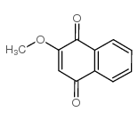 2-甲氧基-1,4-萘并醌结构式