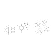 双[4-(叔丁基)苯基]碘鎓四(九氟叔丁氧基)铝酸盐结构式