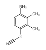 2,3-二甲基-4-硫代氰酰基苯胺结构式