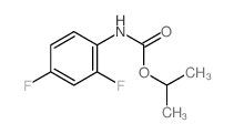 Carbanilic acid,2,4-difluoro-, isopropyl ester (7CI,8CI)结构式