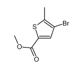 4-溴-5-甲基-2-噻吩羧酸甲酯结构式