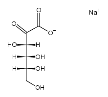 sodium D-arabino-hexulosonate Structure