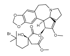 (2'R)-(-)-6'-bromo-6'-deoxyhomoharringtonine Structure