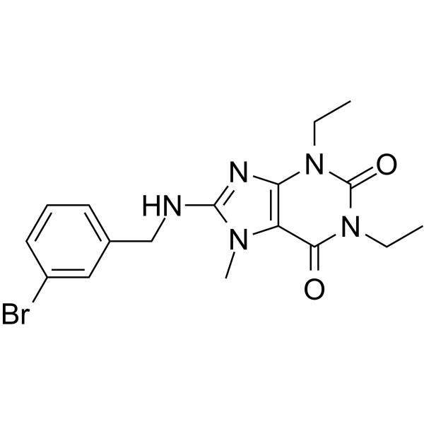 Adenosine receptor inhibitor 2结构式