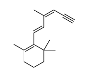 1,3,3-三甲基-2-[((1E,3E)-3-甲基-1,3-己二-5-炔基]-环己烷结构式