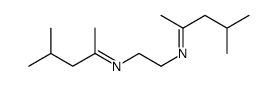 4-methyl-N-[2-(4-methylpentan-2-ylideneamino)ethyl]pentan-2-imine Structure