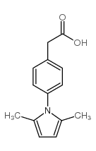 2-(4-(2,5-二甲基-1H-吡咯-1-基)苯基)乙酸结构式