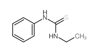 Urea, 1-ethyl-3-phenyl-2-thio- structure