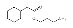 Cyclohexaneacetic acid,butyl ester结构式