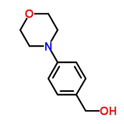 4-吗啡啉基苄醇结构式