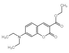 7-(二乙氨基)香豆素-3-甲酸乙酯结构式