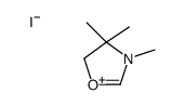 4,5-Dihydro-3,4,4-trimethyloxazolium iodide Structure