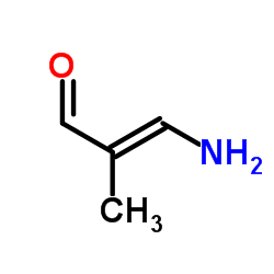 3-氨基-2-甲基丙烯醛结构式