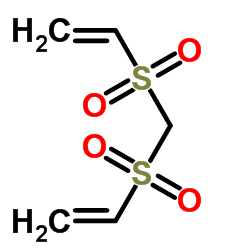 双(乙烯砜基)甲烷结构式