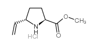 5-ethenyl-l-proline methyl ester hydrochloride Structure