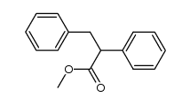 2,3-diphenyl-propionic acid methyl ester Structure