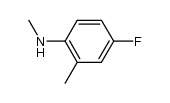 2-methyl-4-fluoro-N-methylaniline Structure