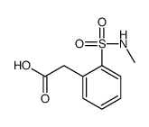 [2-(Methylsulfamoyl)phenyl]acetic acid结构式