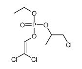 1-chloropropan-2-yl 2,2-dichloroethenyl ethyl phosphate Structure