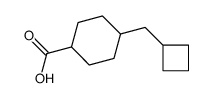 4-(cyclobutylmethyl)cyclohexane-1-carboxylic acid结构式