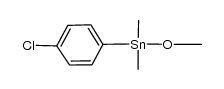 4-ClC6H4(CH3)2SnOCH3结构式