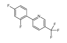 2-(2,4-difluorophenyl)-5-(trifluoromethyl)pyridine structure