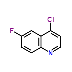 4-Chloro-6-fluoroquinoline Structure