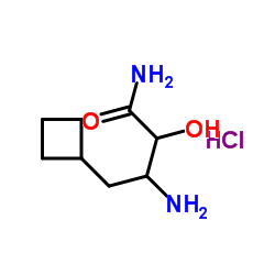 3-氨基-4-环丁基-2-羟基丁酰胺盐酸盐结构式