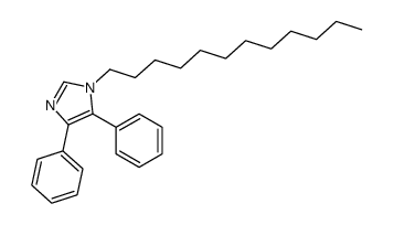 1-dodecyl-4,5-diphenylimidazole Structure