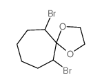 6,11-dibromo-1,4-dioxaspiro[4.6]undecane结构式