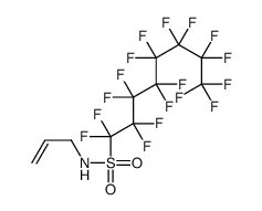 N-allylheptadecafluorooctanesulphonamide结构式