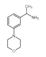 1-(3-吗啉-4-苯基)-乙胺结构式