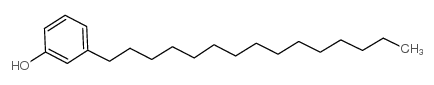 Phenol, 3-pentadecyl- Structure