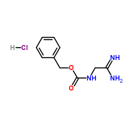 2-氨基-2-亚氨乙基)氨基甲酸苄酯盐酸盐结构式