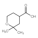 2,2-Dimethyltetrahydro-2H-pyran-4-carboxylic acid Structure