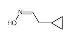 cyclopropylacetaldehyde oxime Structure