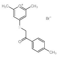 2-[(2,6-dimethyl-2H-pyran-4-yl)sulfanyl]-1-(4-methylphenyl)ethanone结构式