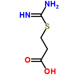 3-[(氨基亚氨基甲基)硫基]丙酸结构式