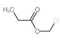 Methanol, 1-chloro-,1-propanoate Structure