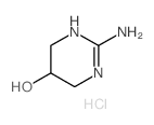 5-Pyrimidinol,2-amino-1,4,5,6-tetrahydro-, hydrochloride (1:1) Structure