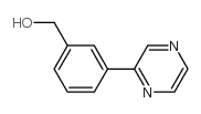 3-(Pyrazin-2-yl)benzyl alcohol Structure