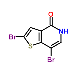 2,7-Dibromothieno[3,2-c]pyridin-4(5H)-one Structure