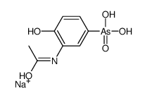 acetarsol sodium Structure