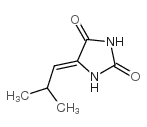 5-异丁基咪唑烷-2,4-二酮结构式