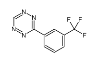 3-[3-(trifluoromethyl)phenyl]-1,2,4,5-tetrazine结构式