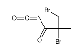 2,3-dibromo-2-methylpropanoyl isocyanate Structure
