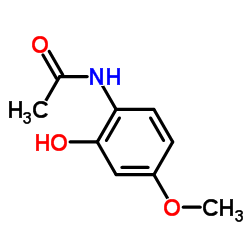 N-(2-Hydroxy-4-methoxyphenyl)acetamide Structure